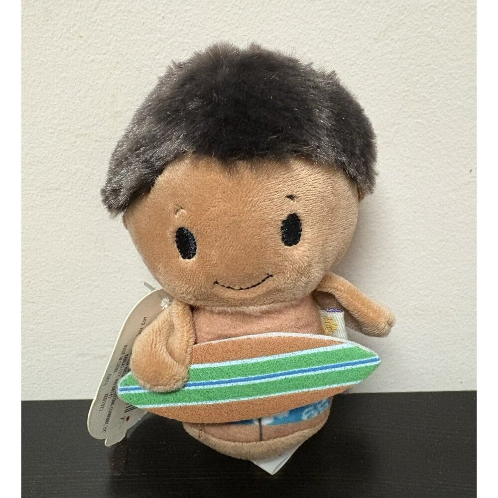 Hallmark Itty Bittys Surfer Boy Plush Toy Bean Bag Bottom 5"